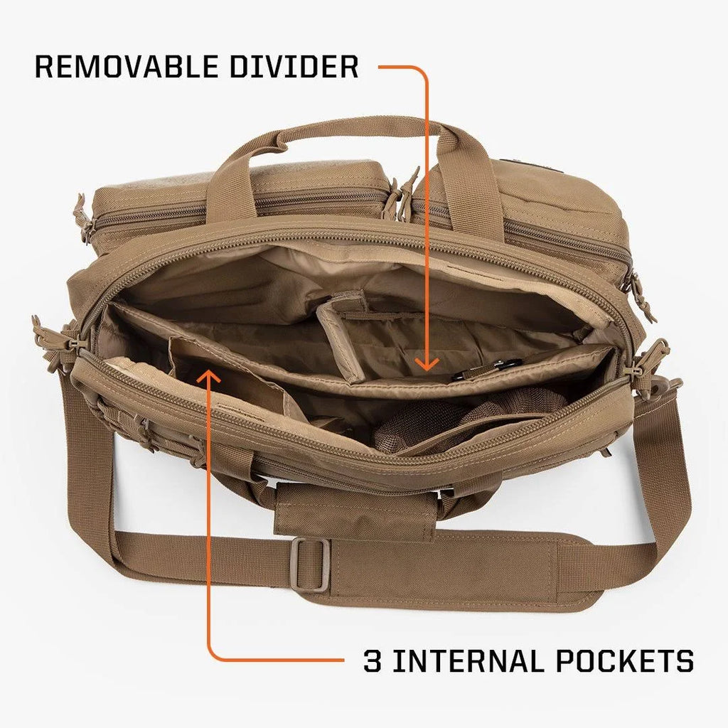 Coyote Brown Tactical Diaper Bag and Baby Carrier Bundle F8549