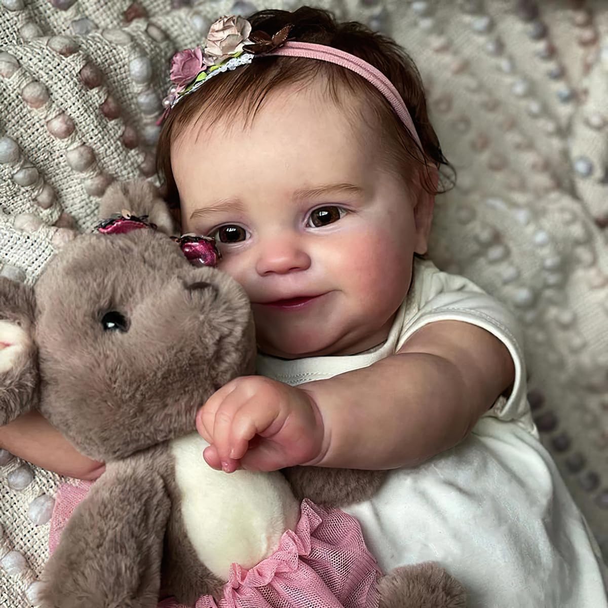 20 Inches Realistic Silicone Vinyl Reborn Baby Doll G92505