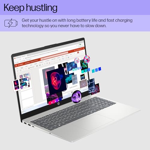15.6 inch Laptop, HD Touchscreen Display, AMD Ryzen 3 7320U, 8 GB RAM, 256 GB SSD, AMD Radeon Graphics, Windows 11 Home, Natural Silver W63622