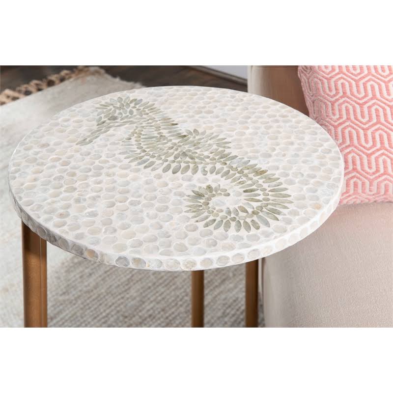 Gold Metal Accent C Table F8817