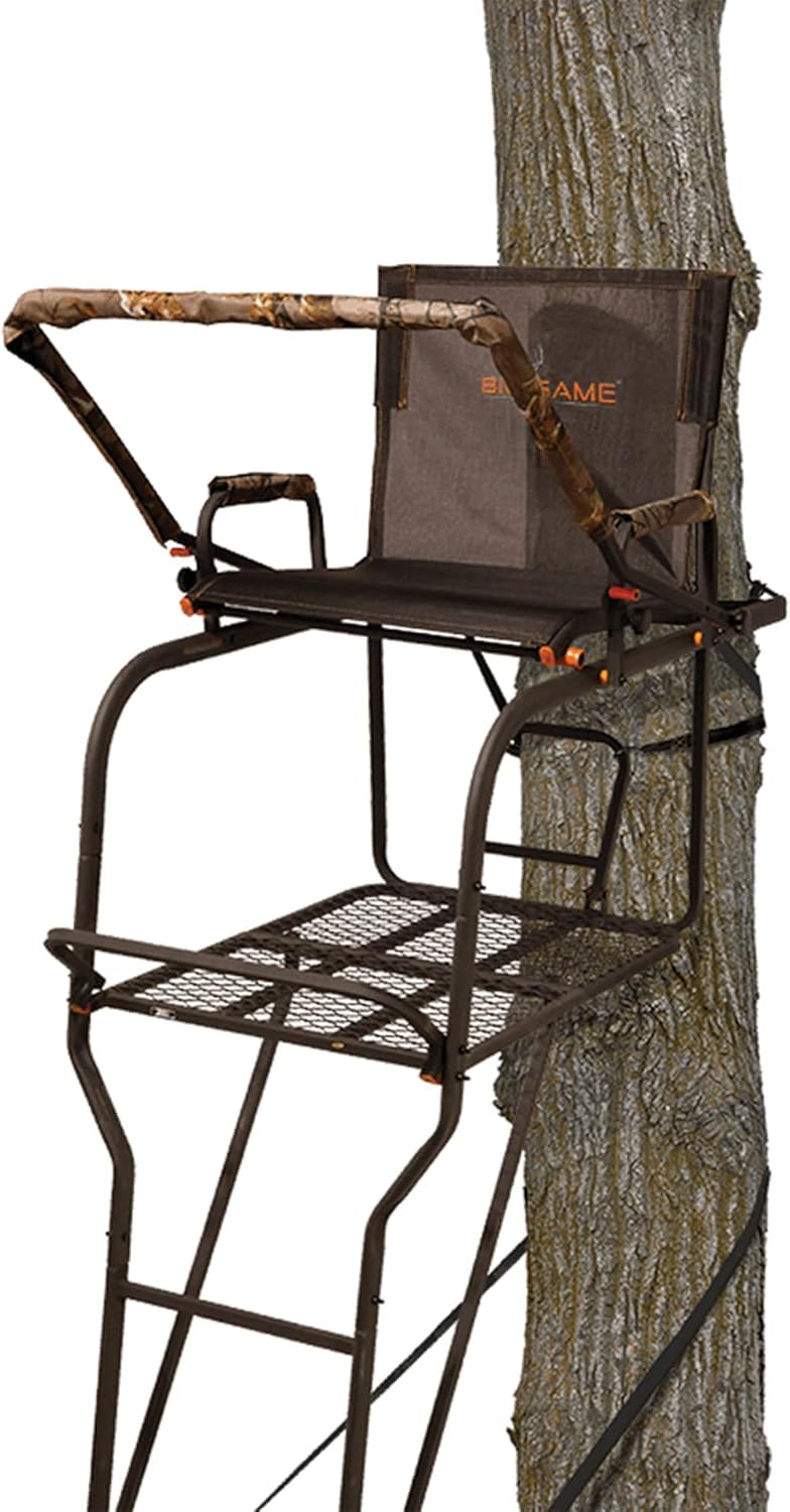 Camouflage 18.5 Foot 1 Person Adjustable Ladder Tree Stand (2 Pack) U220368