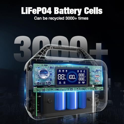 300W 230Wh LiFePO4 Portable Power Station with AC Outlets P27885