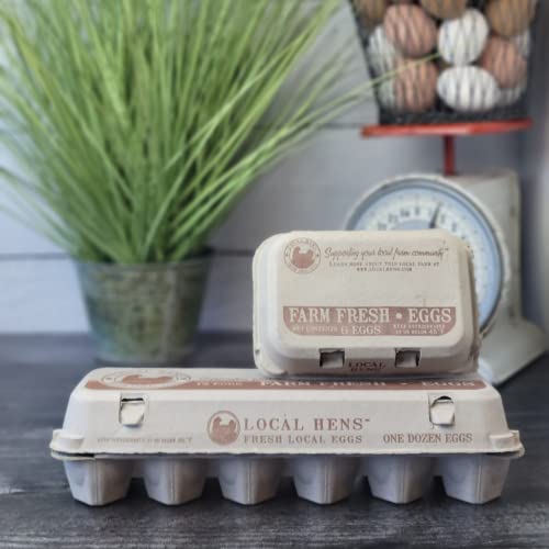 12-Egg Paper Pulp Egg Carton - 50 Pack L499006
