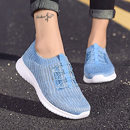 Women's Slip On Walking Shoes Lightweight Casual Running Sneakers M666