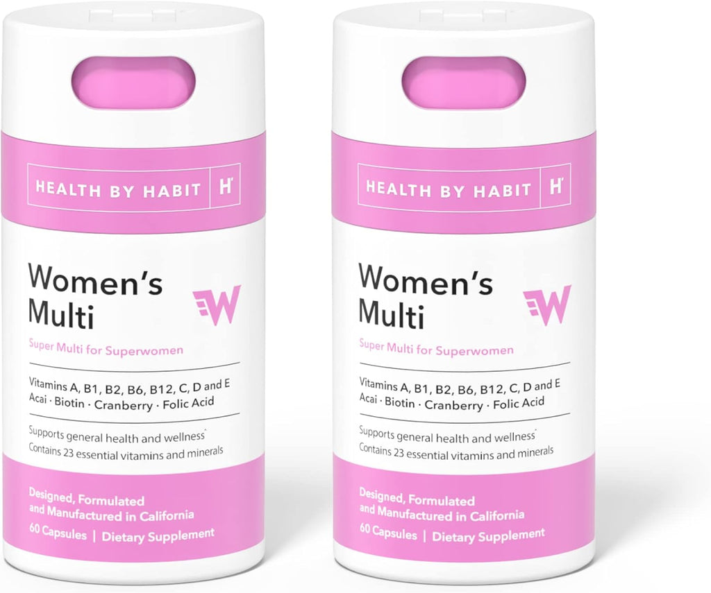 2 Packs 120 Capsules Multi Vitamin Supplement P4602
