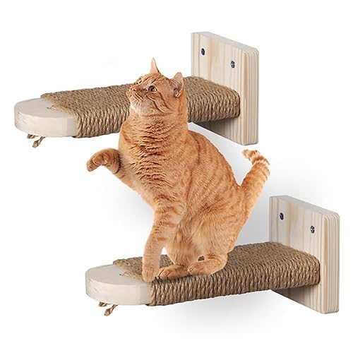 2 Step Cat Stairway with Jute Scratching Shelf U86208