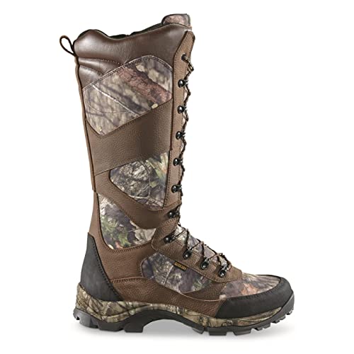 16" Leather Waterproof Snake Boots B580