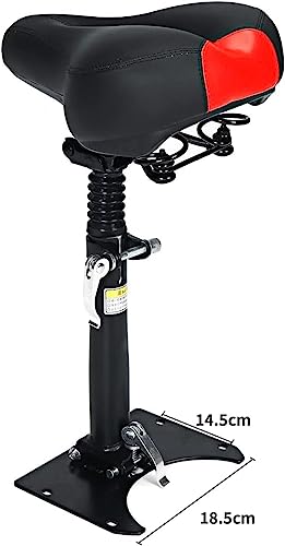 Electric Scooter Seat Height Adjustable Leather Saddle Foldable Removable I971