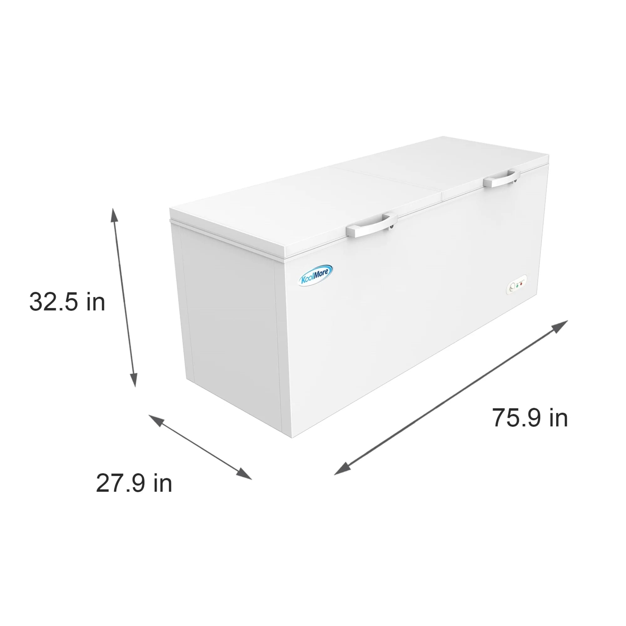 76 in. Commercial Chest Freezer 20 cu ft. H8237