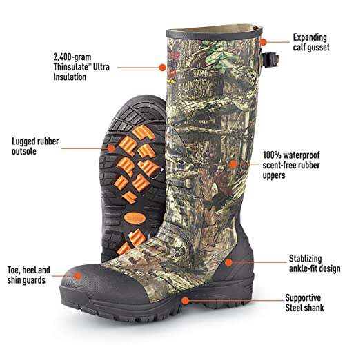 Men’s Waterproof Insulated Rubber Rain Ankle Fit Boots C614726