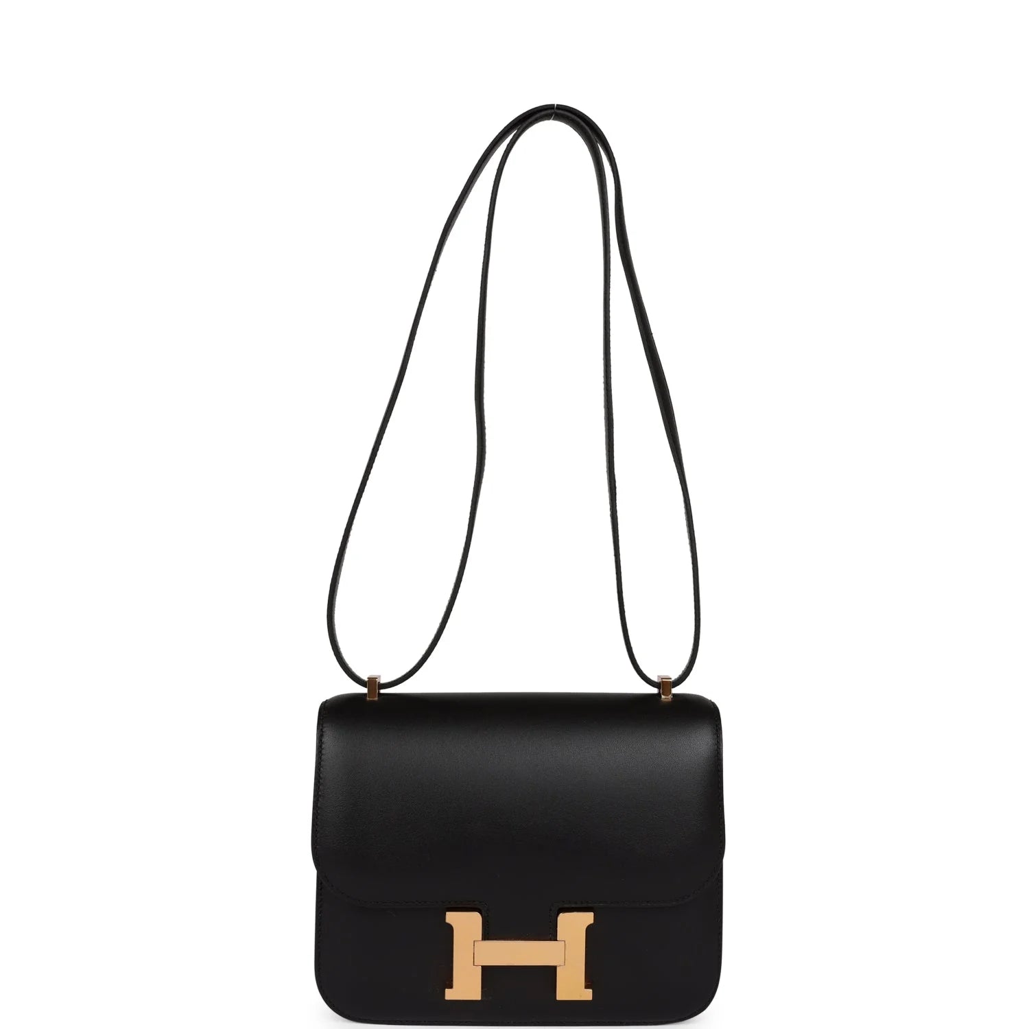 Black Veau Monsieur Rose Gold Hardware Bag A94516