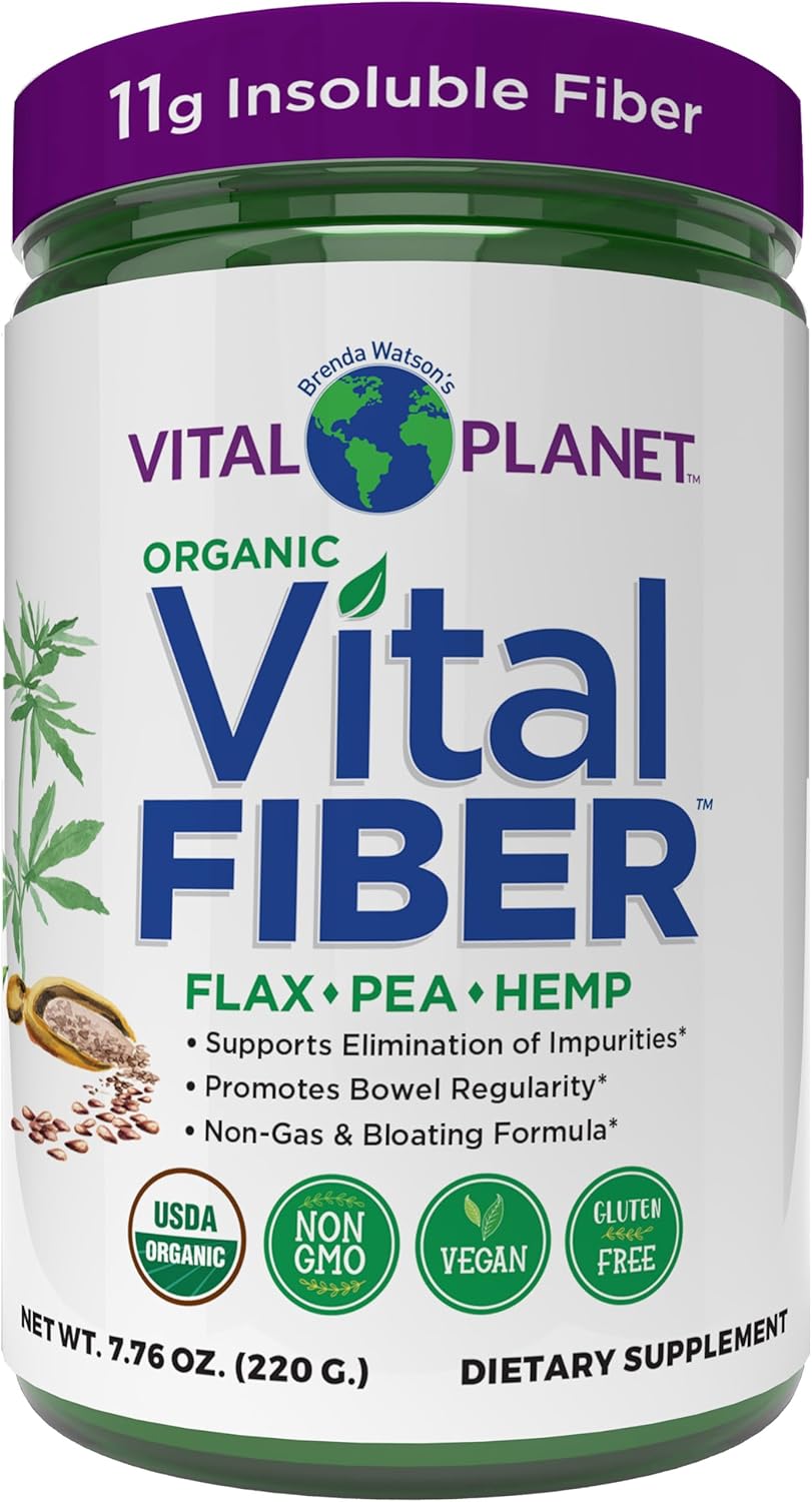 Organic Soluble and Insoluble Fiber Supplement 7.76 oz G911024