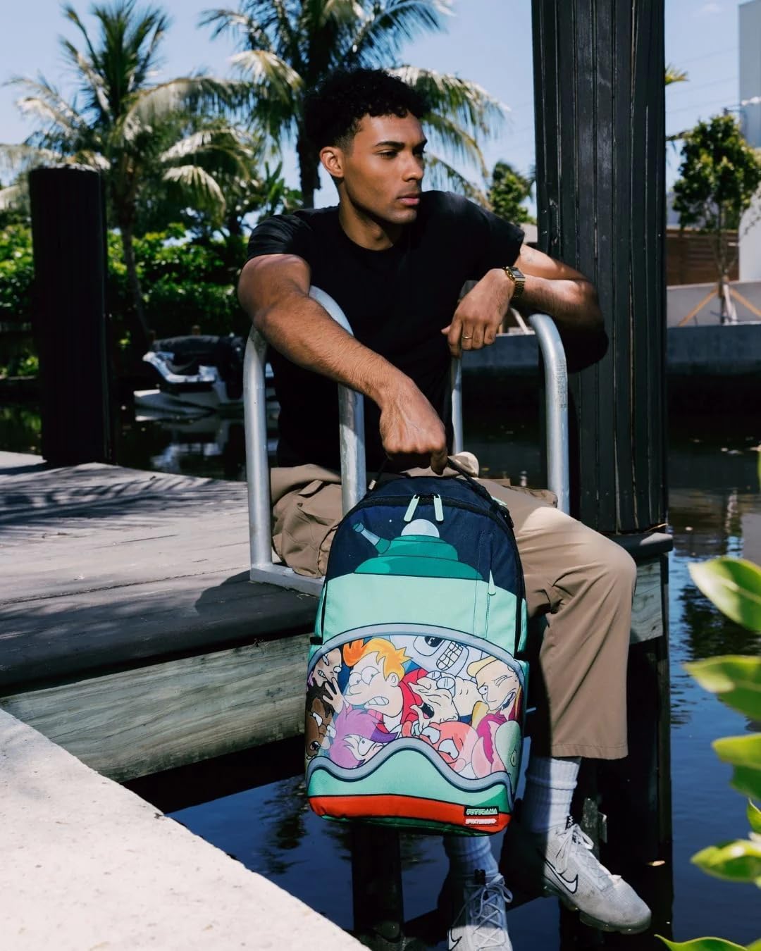 SPRAYGROUND FUTURAMA SPACE CREW DLXSR BACKPACK W330343