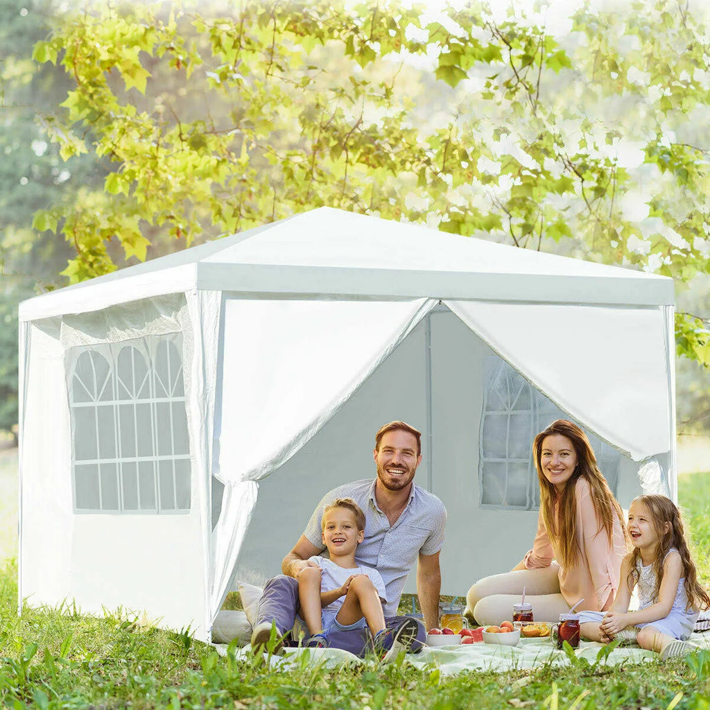 10x10 Heavy Duty Tent Canopy with Side Walls S417