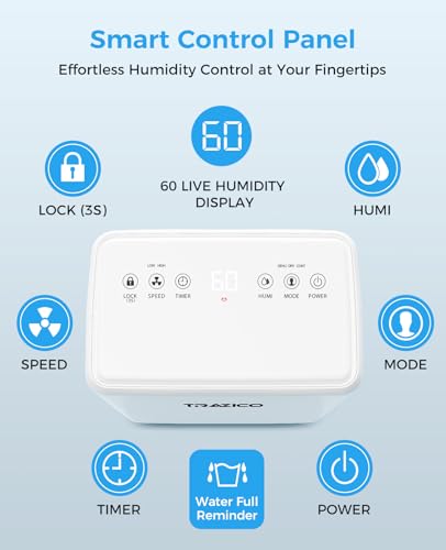 White 30 Pint Dehumidifier U5792