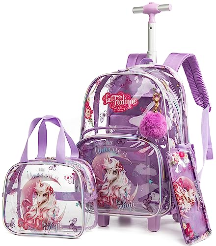 Clear Rolling Backpack (Dinosaur) Q162173