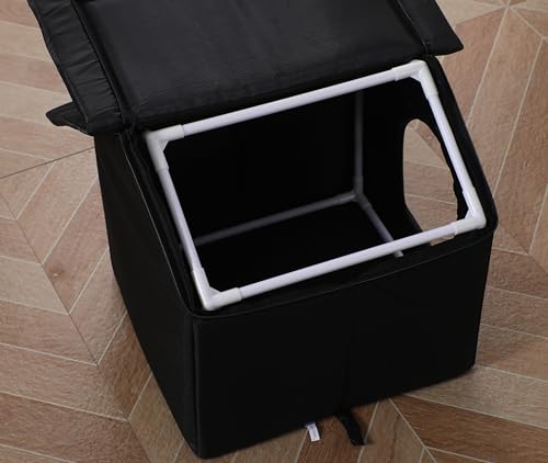 Brown Waterproof Outdoor Cat House Y832835