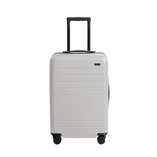 Navy Blue Lightweight Hardside Carry-On Luggage with Spinner Wheels U174652