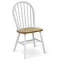 White Solid Wood Dining Chair J8316