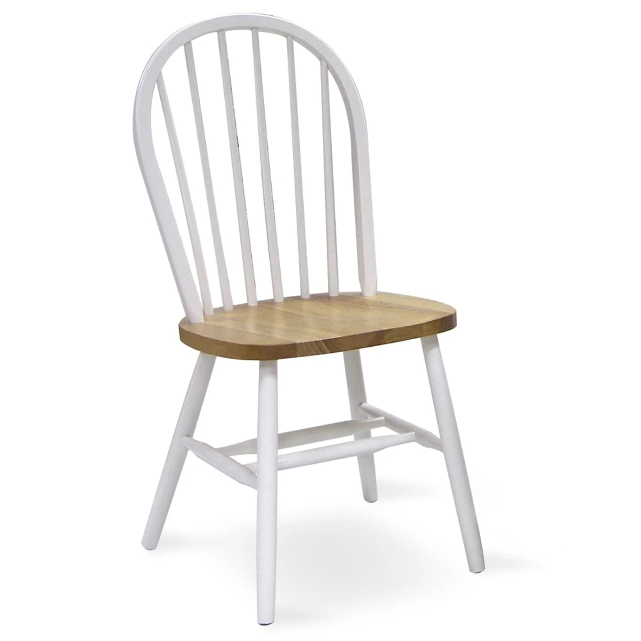 White Solid Wood Dining Chair J8316