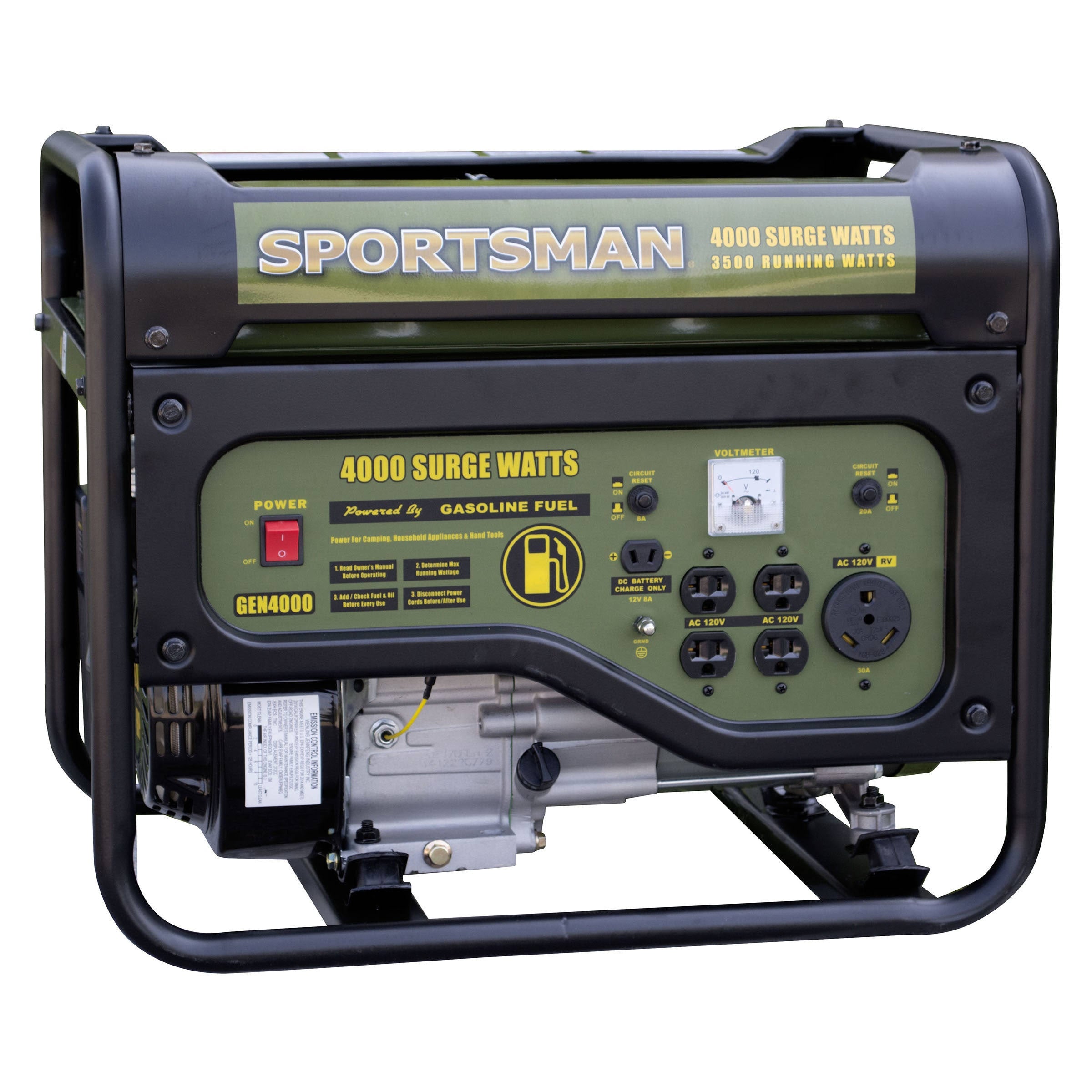 Gasoline 4000 Watt Portable Generator A994549