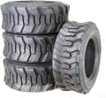 Set 4 Heavy Duty Skid Steer Tire with Rim Guard B590644