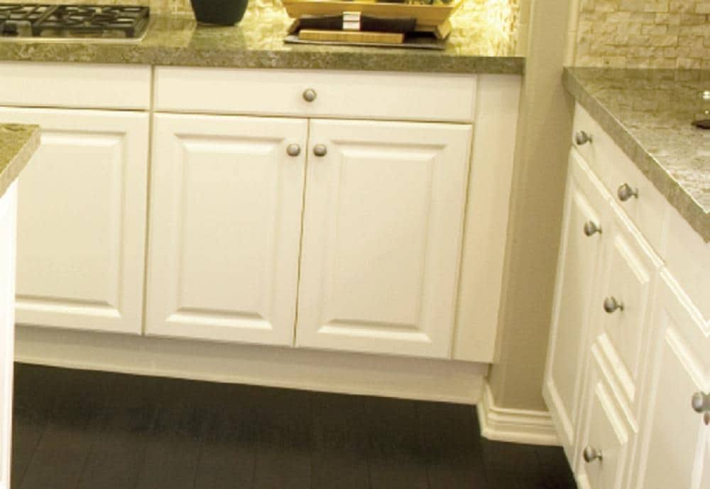 White Raised Square Panel Kitchen Cabinet Door X96284