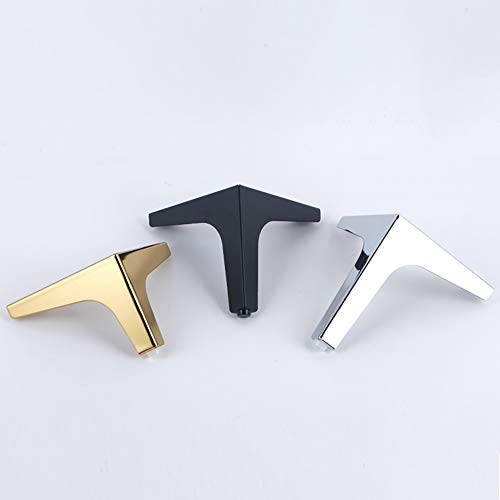 4 Load-Bearing 4.5 Inch Iron Furniture Legs D4498