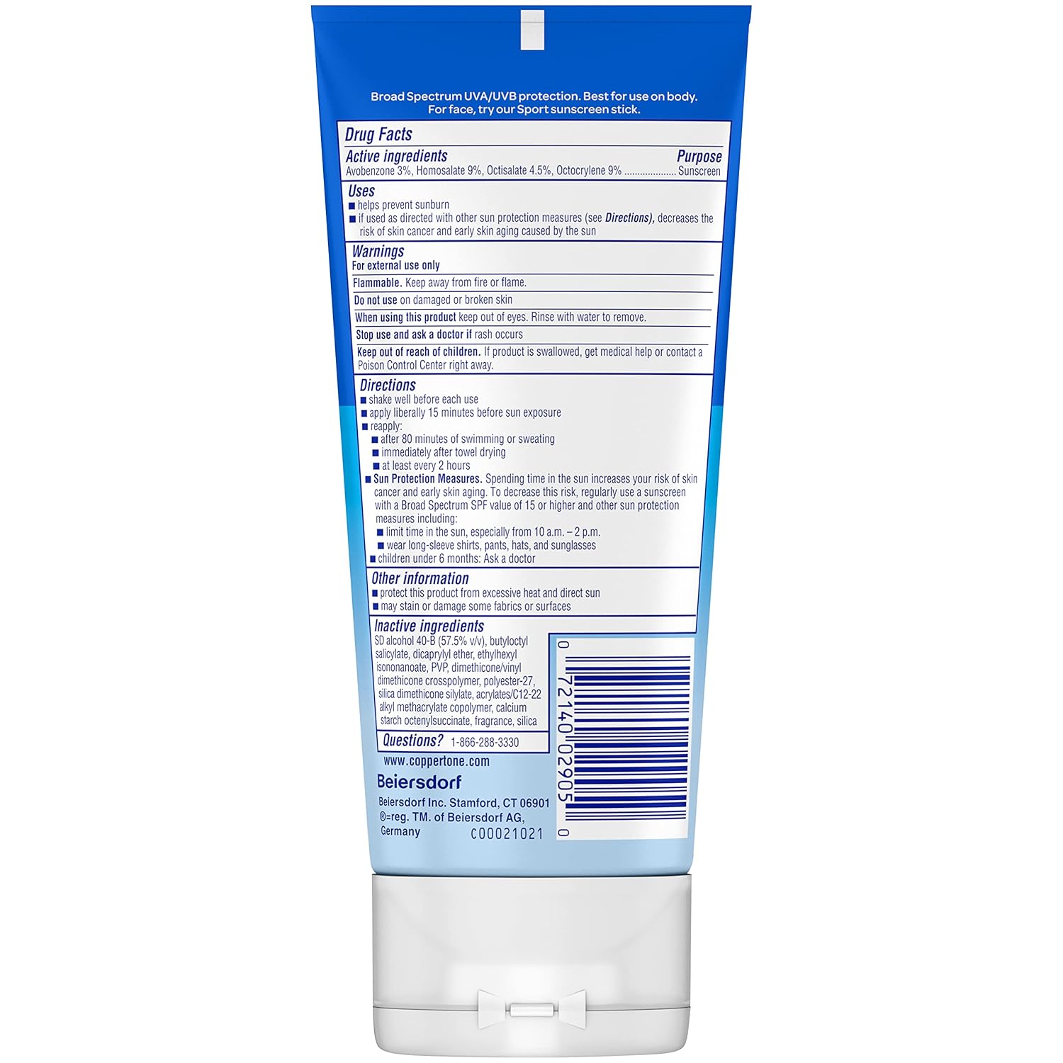 SPF 50 Clear Sunscreen Lotion, 5 Fl Oz Y125