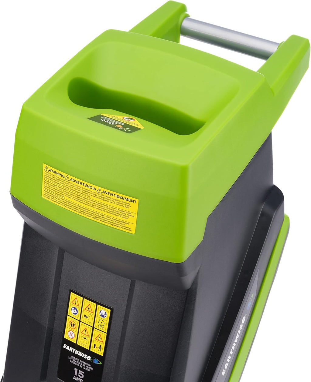 15-Amp Electric Corded Chipper/Shredder with Collection Bag E264844