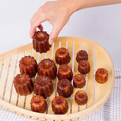 Copper Canelé Pastry Molds 4-Pack 2-Inch U1713