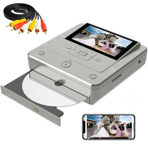 VHS to DVD Recorder with 10 DVDs & AV Cable I579