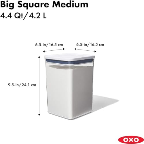 6 Piece Large Canister Set with Scoops, White T677445