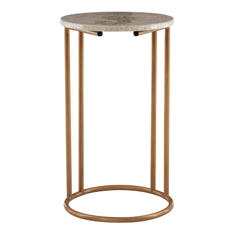 Gold Metal Accent C Table F8817