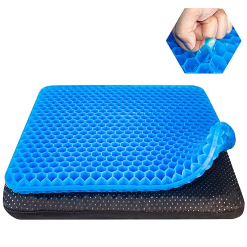 Large Cooling Gel Seat Cushion with Non-Slip Cover T992378