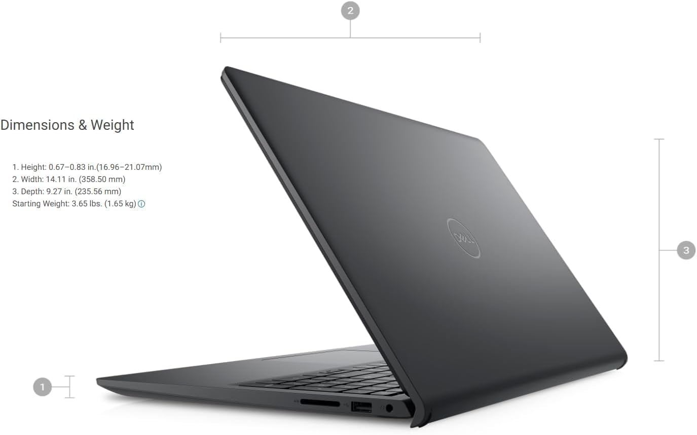 15.6" FHD LED Display Intel Core i3 Laptop with 8GB RAM 256GB PCIe SSD Y5420