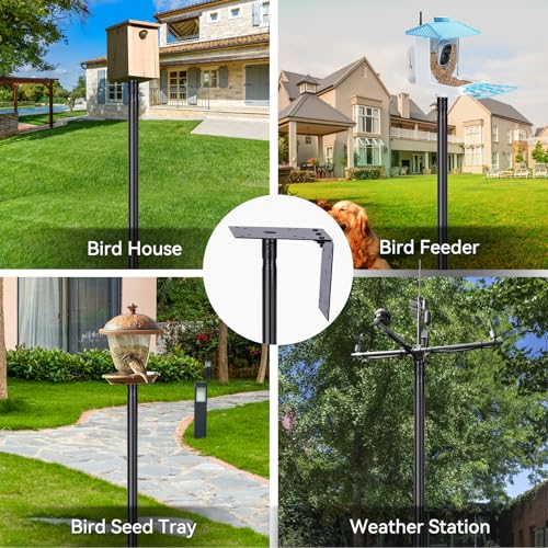 1 Pack 109 Inch Heavy Duty Bird Feeder Pole I46080