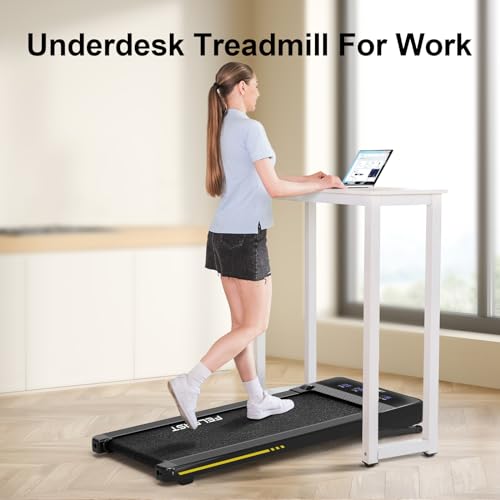 Under Desk Treadmill with 12% Auto Incline, 4 MPH Max, 265Lbs Weight Capacity O382