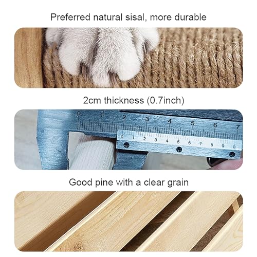 2 Step Cat Stairway with Jute Scratching Shelf U86208