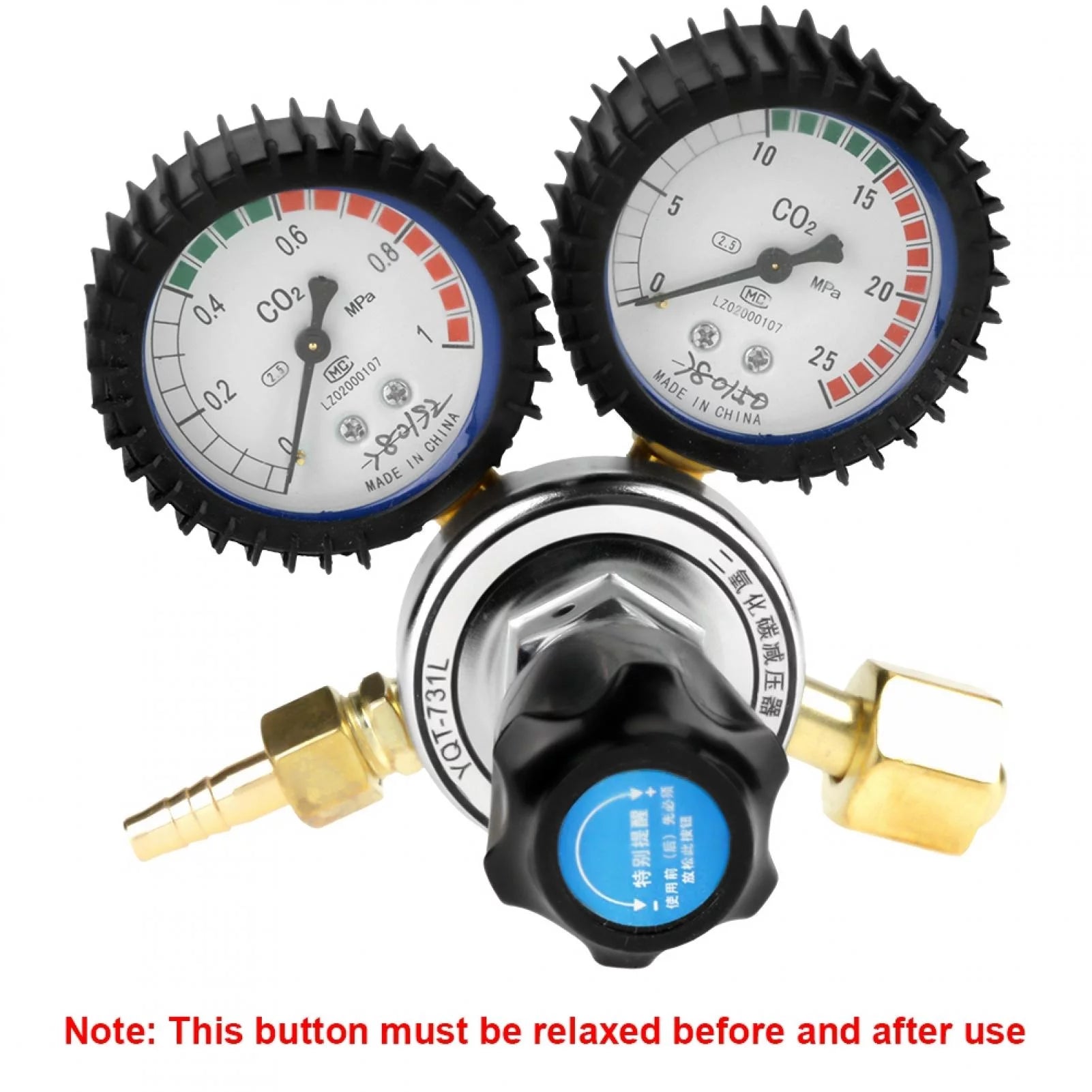 CO2 Gas Pressure Regulator M1657