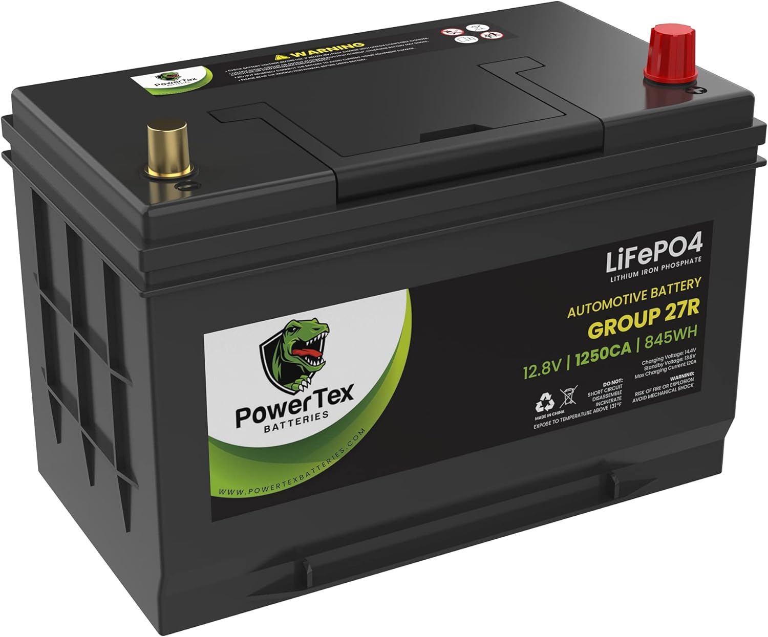 12.8V 1250CA 590CCA 66Ah 845Wh Lithium-Ion Automotive Battery K43809