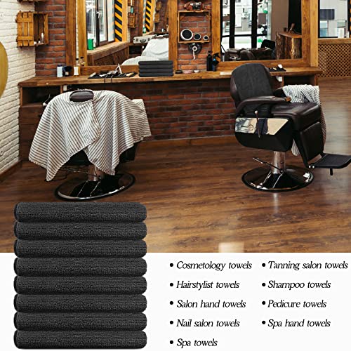 36 Packs Gray Microfiber Absorbent Salon Towels 16 x 28 Inches X158