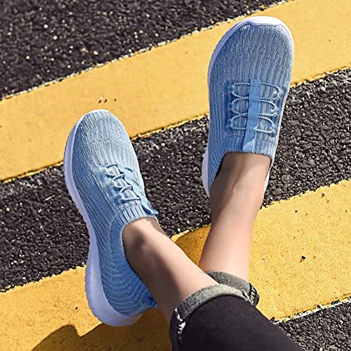 Women's Slip On Walking Shoes Lightweight Casual Running Sneakers M666