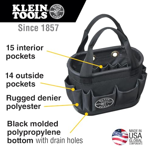Hard-Body Bucket with Drain Holes, 29 Pockets K109924