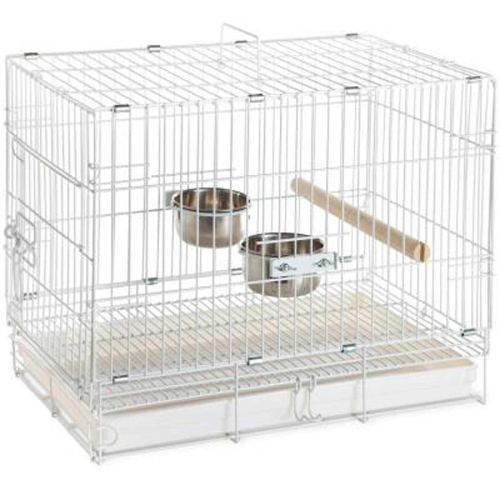 White Travel Bird Cage E7631