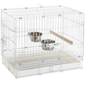 White Travel Bird Cage E7631