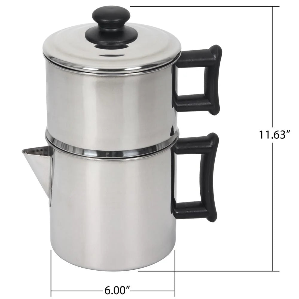 10-Cup Stainless Steel Drip Coffee Maker O241