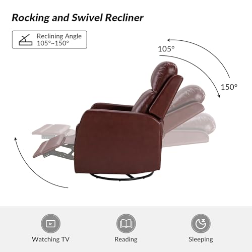 Leather Recliner Chair Set of 2 X93303