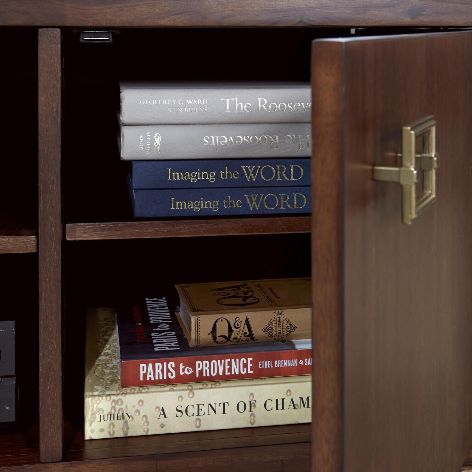 Brown Wood Entertainment Center K2060
