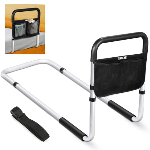 Adjustable Bed Assist Rails with Foam Handle & Double Side Storage Bag B64645